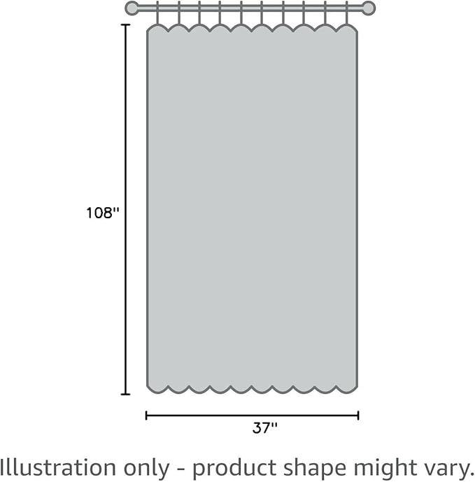 Joydeco Light Filtering Curtains 108 Inch Length for Bedroom, Linen Curtains 108 Inch Length 2 Panels Set for Living Room,White Semi Sheer Curtains 108 Inches Long with Rod Pockets