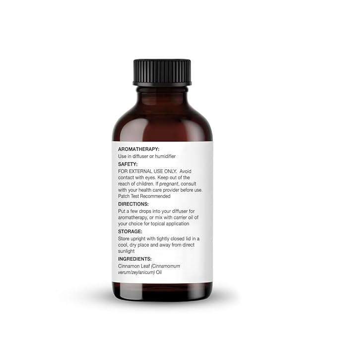 Majestic Pure Cinnamon Essential Oil with Glass Dropper - 1 Fl Oz - 100% Pure and Natural Cinnamon Oil - Premium Grade Essential Oils for Diffuser, Aromatherapy, Soap and Candle Making