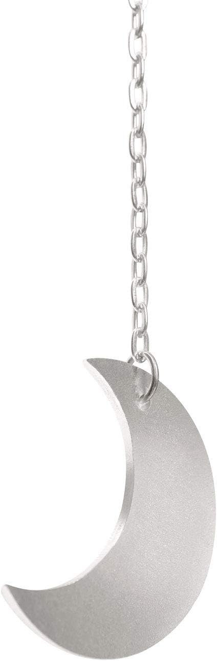 Mkono Moon Phase Wall Hanging Boho Aesthetic Room Decor Metal Moons Garland Hanging Art Bohemian Home Decoration for Girls Room Nursery Bedroom Livingroom Dorm, Ideal, Silver, 50"