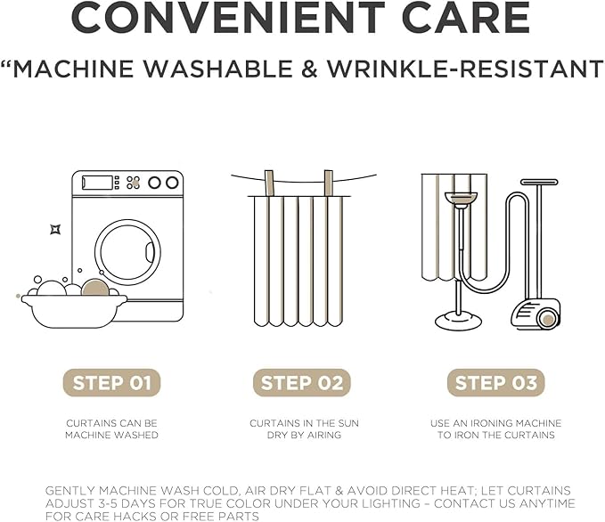 Joydeco Pinch Pleated Linen Curtains for Living Room, 100% Blackout Darkening Curtains 72 inches Length 2 Panel Thermal Insulated Pinch Pleat Drapes(Bleached Sand,40'' Wx72'' L)