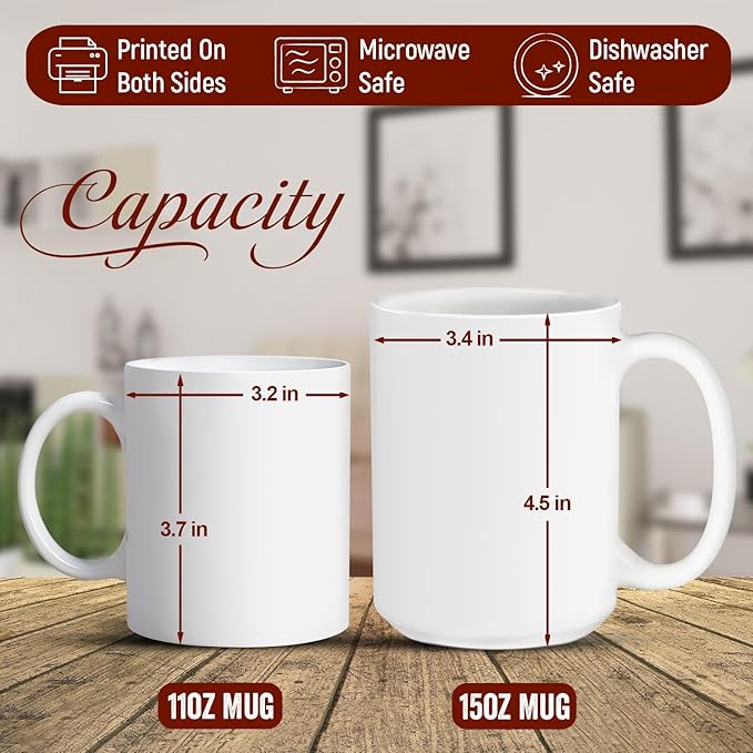 Personalized Coffee Mug Gift For Men, Customized Choose Name White Cup 11oz Or 15oz, Unique Steampunk Design Ceramic Cup, Custom Clock Themed Decorative Cup, Steampunk Decor Mug