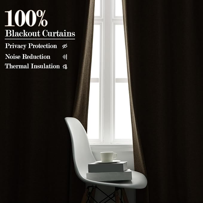 100" W x 84" L Faux Linen Room Divider Curtains, Full Blackout Pinch Pleated Drapes for Traverse Rod, Bedroom Divider Privacy Drapery with Hooks for Ceiling Track, 1 Panel, Light Khaki