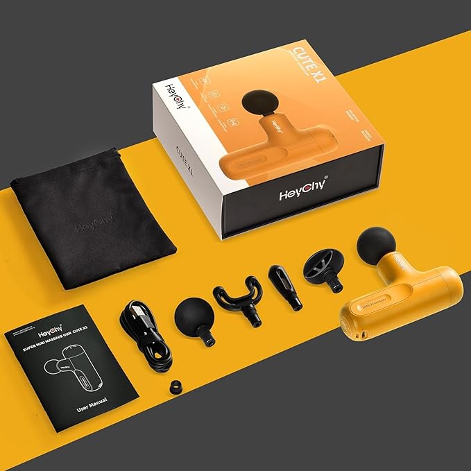 Massage Gun Mini, Electric Muscle Massager Deep Tissue, Compact Travel Size Handheld Percussion Massage Gun for Back, Shoulders, Full Body Recovery and Pain Relief, Birthday Gifts for Men Women