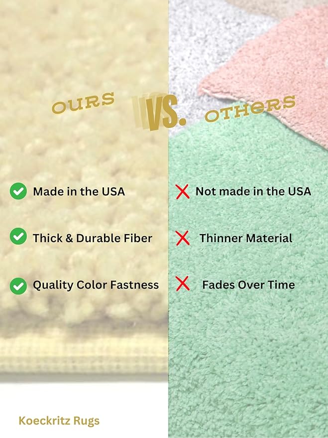 KOECKRITZ Soft and Colorful Kids Classroom Area Rugs (Passes Flammability Pill Test) Many Sizes and Bright Colors to Select from (8' Round, Glamour)