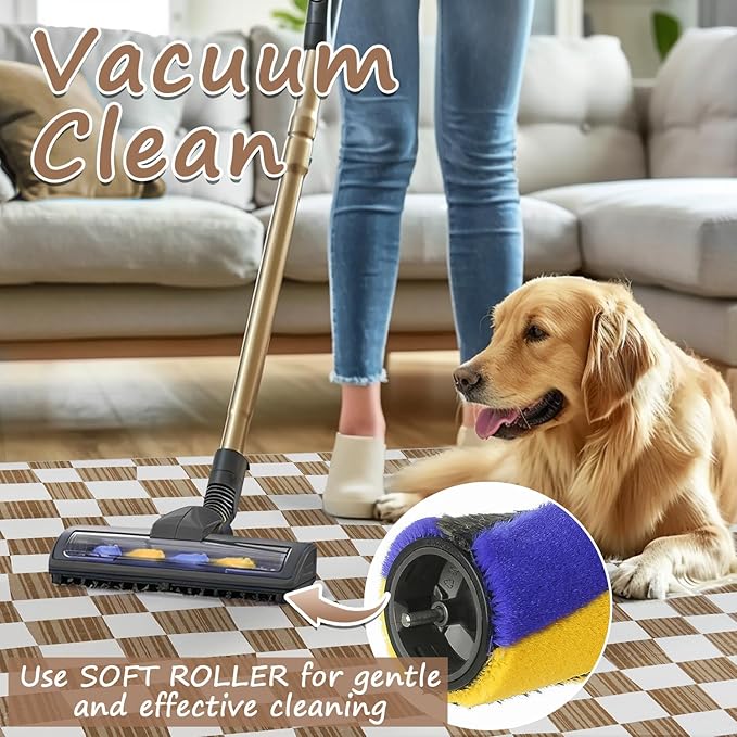 jinchan 6x9 Brown Checkered Area Rugs for Kids Room - Machine Washable Rug Modern Neutral Geometric Lattice Soft Non-Slip Carpet for Nursery Playroom Classroom Living Room Bedroom Home Office