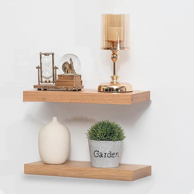 Hidden Shelf Brackets , Floating Shelf Bracket (Additional Brackets -NO Kits) 16 Inch -2 Pcs