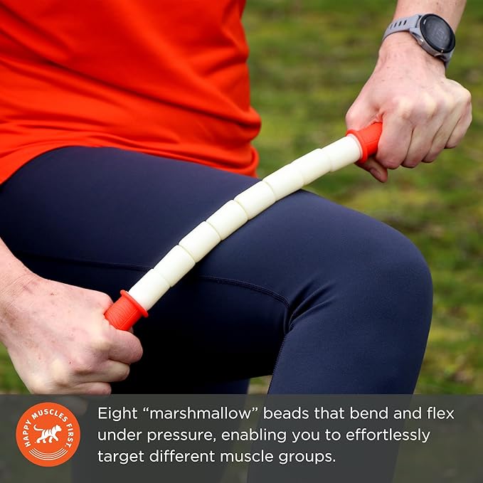 Tiger Tail The Stick - Bendy 18” Flexible Muscle Roller Stick for Myofascial Release & Trigger Points - Bendable Deep Tissue Massager for Legs, Back, Shoulders - Relieve Soreness & Improve Recovery