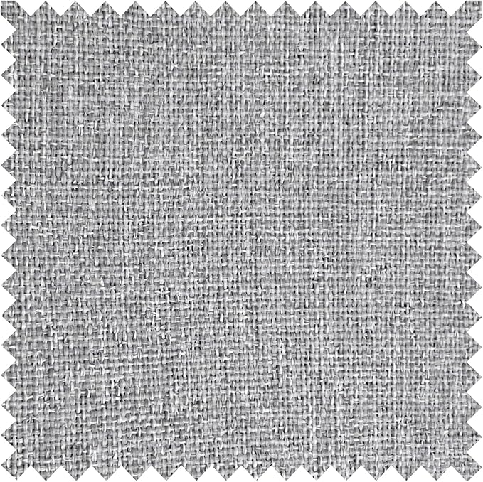 Macochico 100”Wx102”L 100% Blackout Pinch Pleated Linen Curtains for Sliding Door Bedroom Living Room Farmhouse Thermal Insulated Browish Grey Burlap Drapes with Tieback 1 Panel Shabby Chic Style
