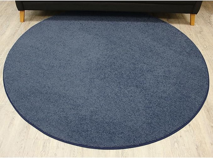 KOECKRITZ Soft and Colorful Kids Classroom Area Rugs (Passes Flammability Pill Test) Many Sizes and Bright Colors to Select from (10' x 14', Navy)
