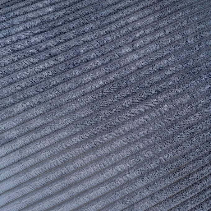 Bean Bag Chair, Faux Fur Bean Bag Chair for Adults, Fluffy and Comfy Bean Bags with Filler, Bean Bag Sofa Chair for Reading, Gaming, Stuffed High-Density Foam, Grey