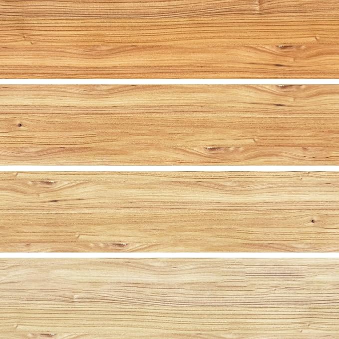 Floating Shelves for Wall, 40"W x 9.3"D x 1.5"H Rustic Solid Elm Wood Wall Shelves, Set of 2 with Invisible Heavy-Duty Metal Bracket, Deep Floating Shelf for Living Room Kitchen, Natural Finish