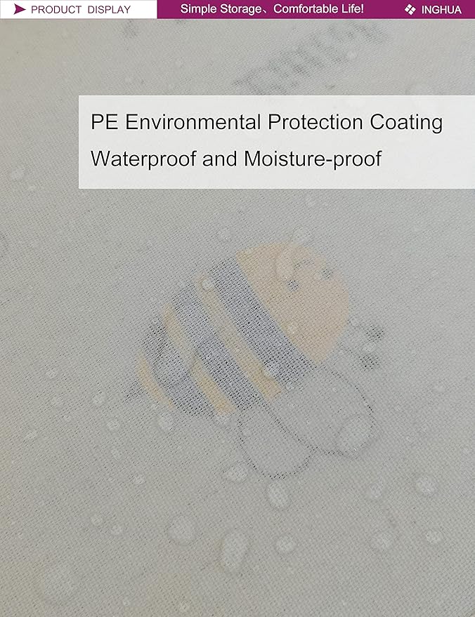 Rectangular Storage Basket Fabric Organizer Bin for Toys,Books,Clothes,Gifts,Pets-Perfect for Home,Office,Nursery,Dorm,Shelf(Rec-Bee )