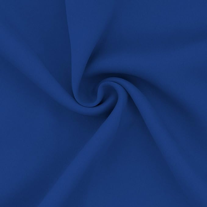 Easy-Going Blackout Curtains for Bedroom, Solid Thermal Insulated Grommet and Noise Reduction Window Drapes, Room Darkening Curtains for Living Room, 2 Panels (52x63 in,Classic Blue)