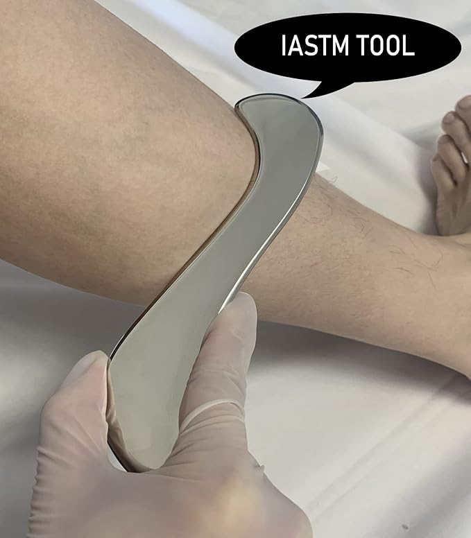 Professional Stainless Steel Muscle Scraper Tools Set,IASTM Massage Scraping Tools for Muscle Treatment(6pcs)