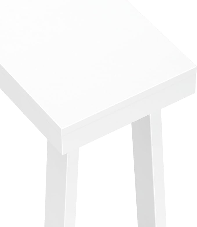 Plank+Beam Solid Wood Console Table, 36 Inch, Sofa Table, Narrow Entryway Table for Hallway, Behind The Couch, Living Room, Foyer, Easy Assembly, White
