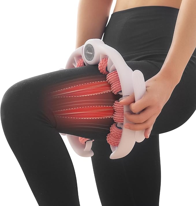 ONUEMP Cellulite Massager Roller, Cellulite Remover Muscle Roller, Fascia Massage Tool for Thigh, Leg, Waist - Anti-Celulitis, Lymphatic Drainage, Body Sculpting, Deep Tissue Pain Relief