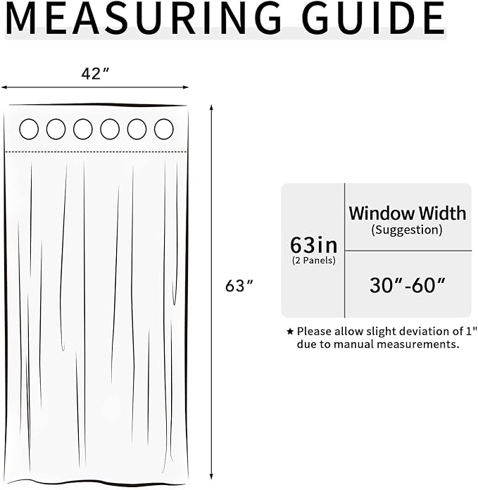 Easy-Going Blackout Curtains for Bedroom, Solid Thermal Insulated Grommet and Noise Reduction Window Drapes, Room Darkening Curtains for Living Room, 2 Panels(42x63 in, Orange)
