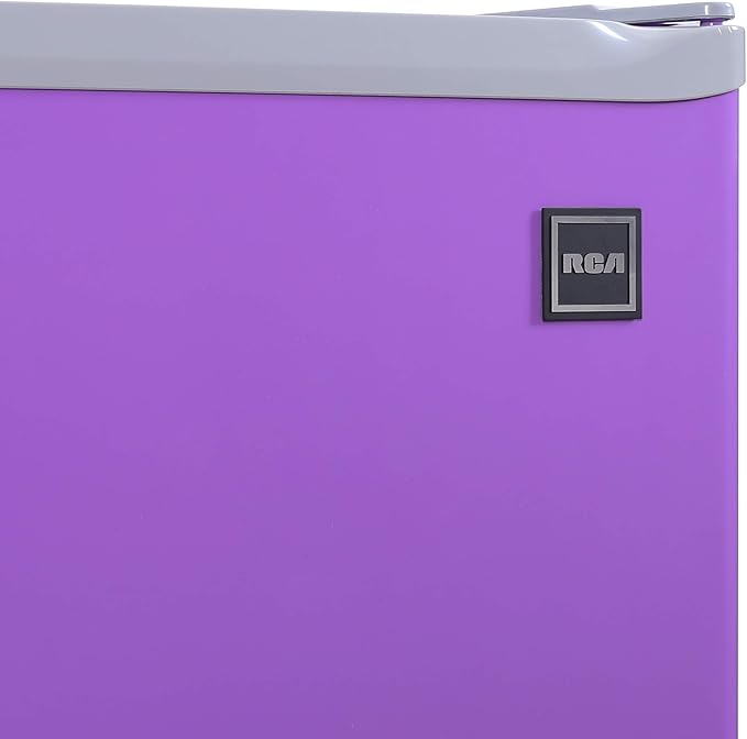 RCA RFR321-PURPLE 3.2 Cu Ft Compact Fridge, Mini Refrigerator, Purple
