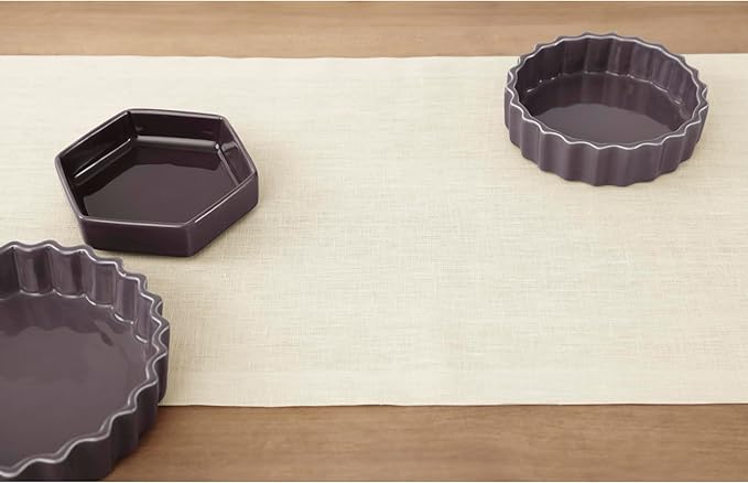 Solino Home Linen Ivory Table Runner 108 Inches Long - 100% Pure Linen 14 x 108 Inch Table Runner for Dining, Fall, Autumn, Thanksgiving - Fete