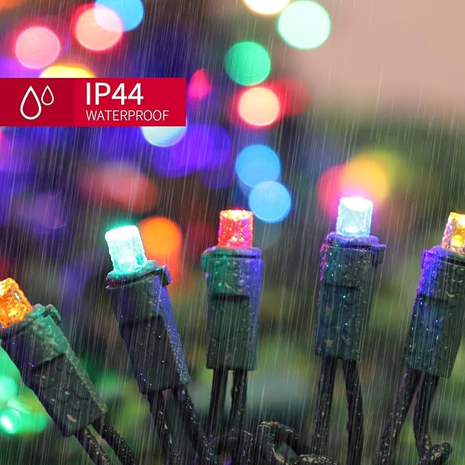 60 Count Multicolor- String Lights - LED Christmas Lights, Mini led Lights for Indoor Outdoor Home Holiday Party Wedding Independence Day Decoration