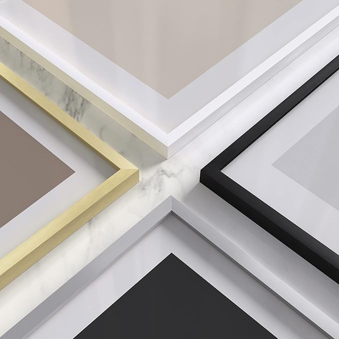 HAUS AND HUES Standalone White Aluminum Frame Set of 1-4x6