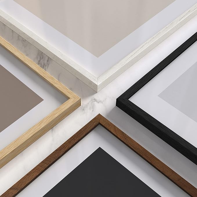 HAUS AND HUES Standalone White Oak Frames Set of 9-12x16