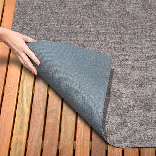 House, Home and More Indoor Outdoor Carpet with Rubber Marine Backing - Brown - 6 Feet x 30 Feet - Durable, UV-Resistant - Adds Color and Comfort to Your Deck, Patio or Other Outdoor Rug Space.