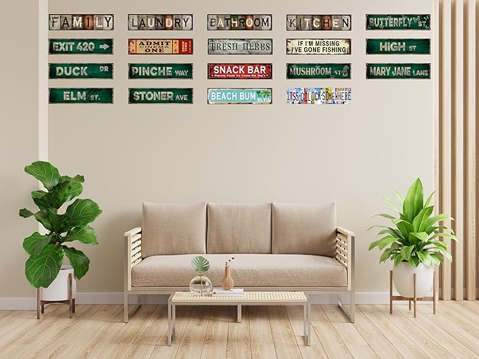 Tin Sign Wall Decor Bar Signs For Bar Decor Its 5 O'Clock Somewhere Sign Funny Vintage Bar Accessories Drinking Signs Gifts for Men16 x 4 Inches