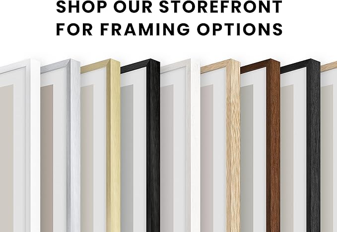 HAUS AND HUES Standalone White Oak Frame Set of 6-18x24