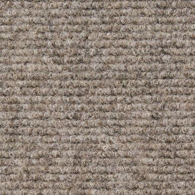 House, Home and More Indoor Outdoor Carpet with Rubber Marine Backing - Brown - 6 Feet x 25 Feet - Durable, UV-Resistant - Adds Color and Comfort to Your Deck, Patio or Other Outdoor Rug Space.