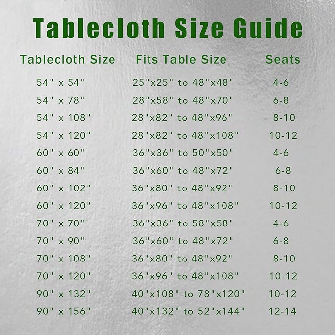 sancua Rectangle Tablecloth - 60 x 84 Inch - Stain and Wrinkle Resistant Washable Polyester Table Cloth, Decorative Fabric Table Cover for Dining Tables, Buffet Parties and Camping, Black