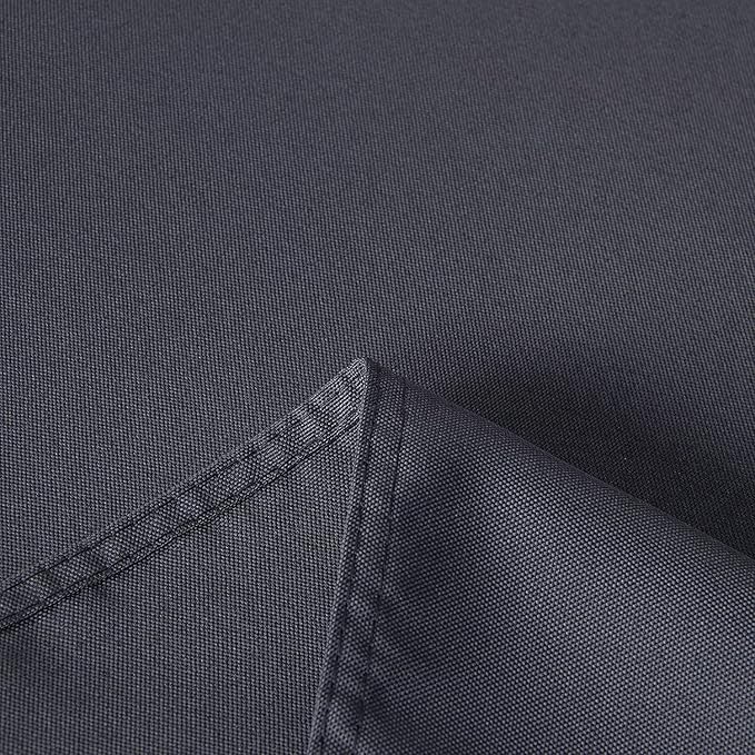 sancua Rectangle Tablecloth - 70 x 120 Inch - Stain and Wrinkle Resistant Washable Polyester Table Cloth, Decorative Fabric Table Cover for Dining Tables, Buffet Parties and Camping, Grey