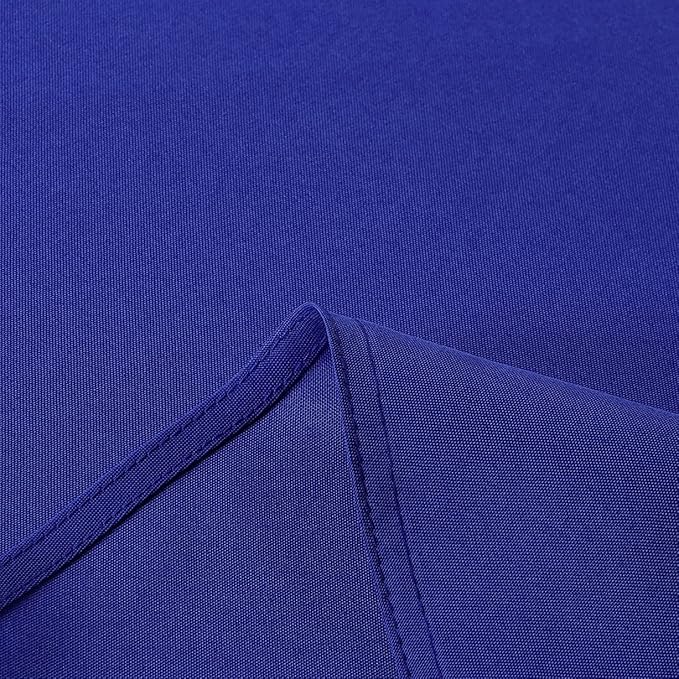 sancua Square Tablecloth - 70 x 70 Inch - Stain and Wrinkle Resistant Washable Polyester Table Cloth, Decorative Fabric Table Cover for Dining Tables, Buffet Parties and Camping, Royal Blue