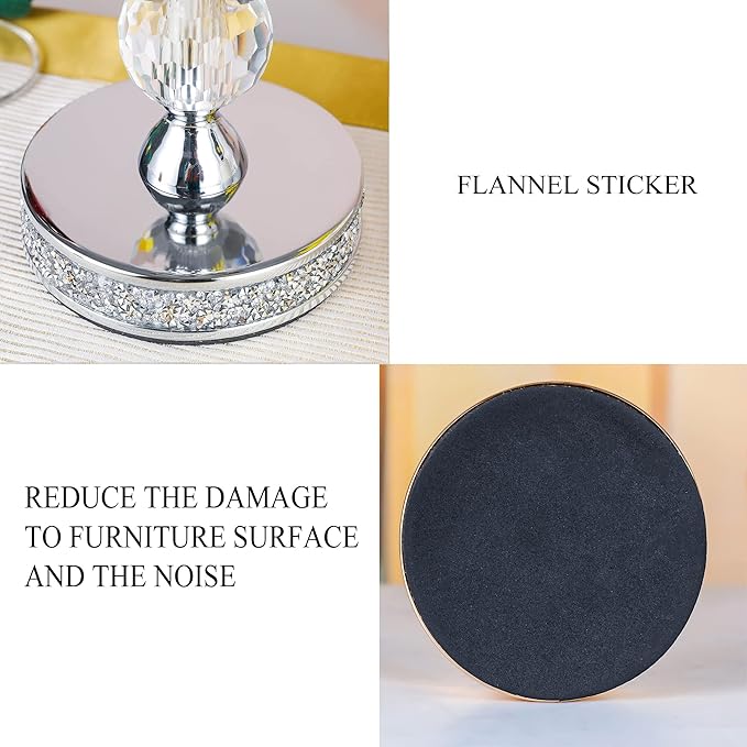 Candle Holders for Pillar Candle, Pillar Crystal Candle Holders, Candlesticks Holder for Wedding, Dining Coffee Table, Centerpieces, Home Decor CH00XM