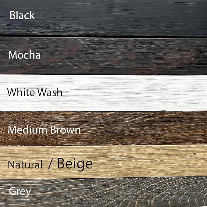 Joel's Antiques 54 Inch Wooden Floating Shelves for Wall - 54x8x2 in - Made of Natural Wood - Long Heavy Duty Wall Shelves - Made in USA NO TARIFFS - Perfect for Living Room, Kitchen - Mocha