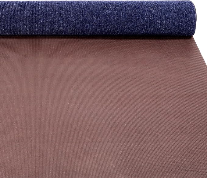 Marine Carpet,5 FT x 10 FT Deep Blue Indoor Outdoor Carpet 0.2" Thick Boat Carpet with Water-Proof TPE Backing, Non-Slide Outdoor Marine Carpet Roll for Home, Patio, Porch, Deck