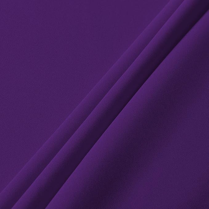 sancua Rectangle Tablecloth - 60 x 84 Inch - Stain and Wrinkle Resistant Washable Polyester Table Cloth, Decorative Fabric Table Cover for Dining Tables, Buffet Parties and Camping, Purple