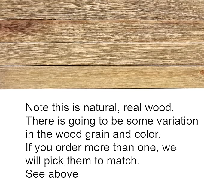 joelsantiques 36 Inch Wooden Floating Shelves for Wall - 36x6x2 in - Made of Natural Wood - Long Heavy Duty Rustic Wall Shelves for Bedroom - Perfect for Living Room, Kitchen - Natural